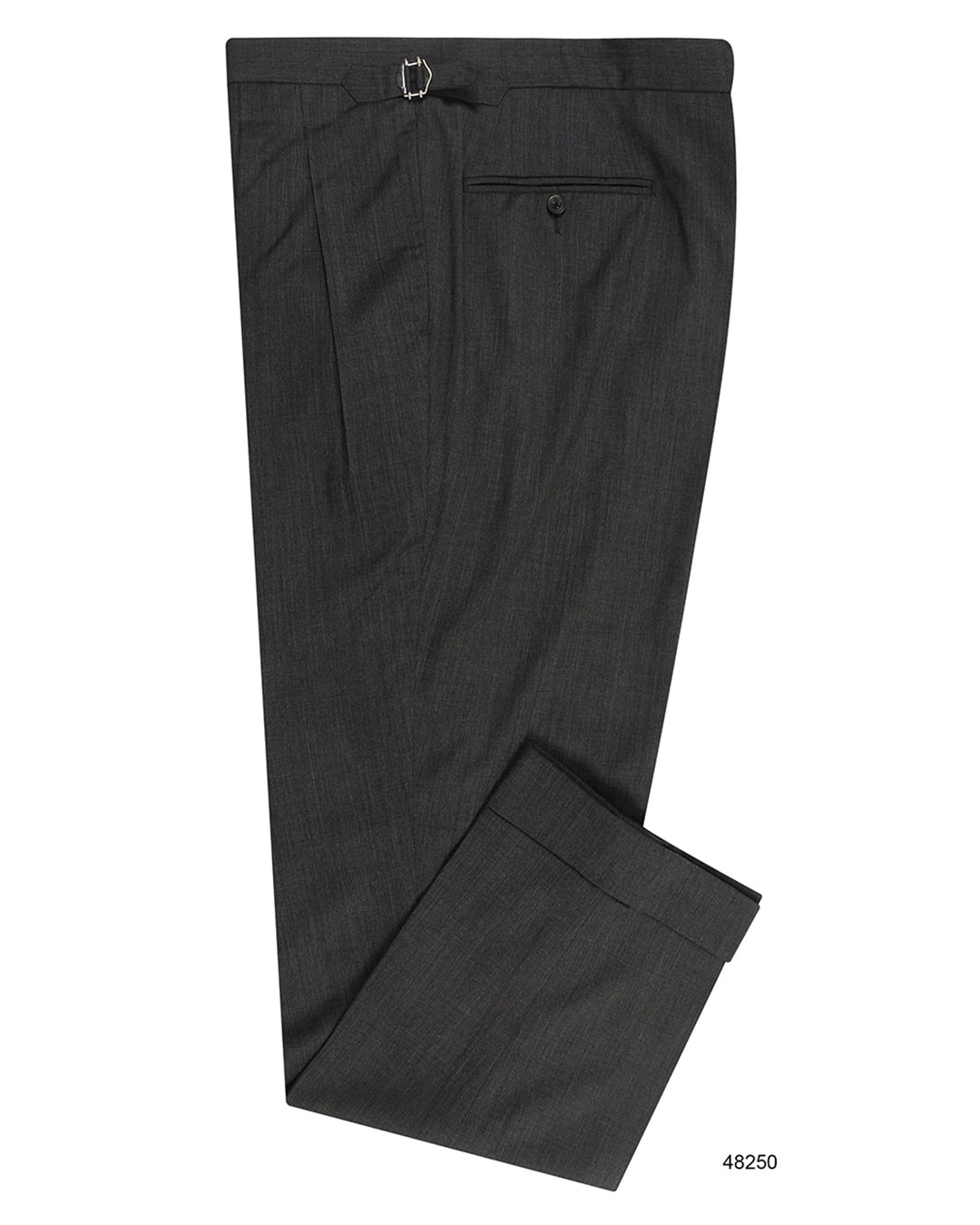 Washable Wool Pants: Dark Grey High Waisted Pant – Luxire Custom Clothing