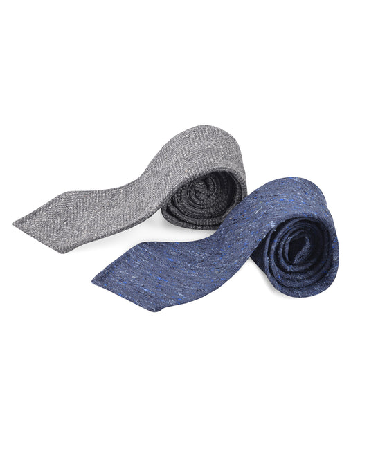 Grey Zig Zag Tie