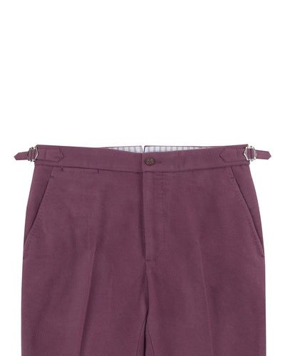 Zegna Maroon Cashco Moleskin