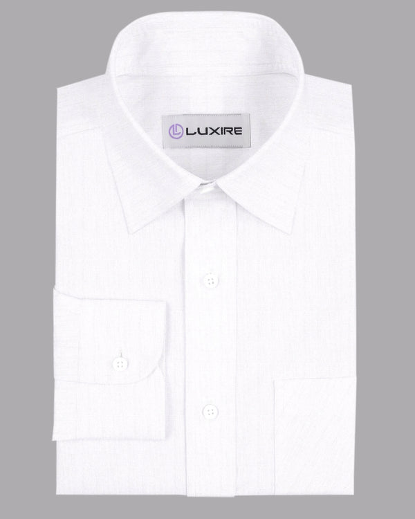 White Plain Dress Shirt