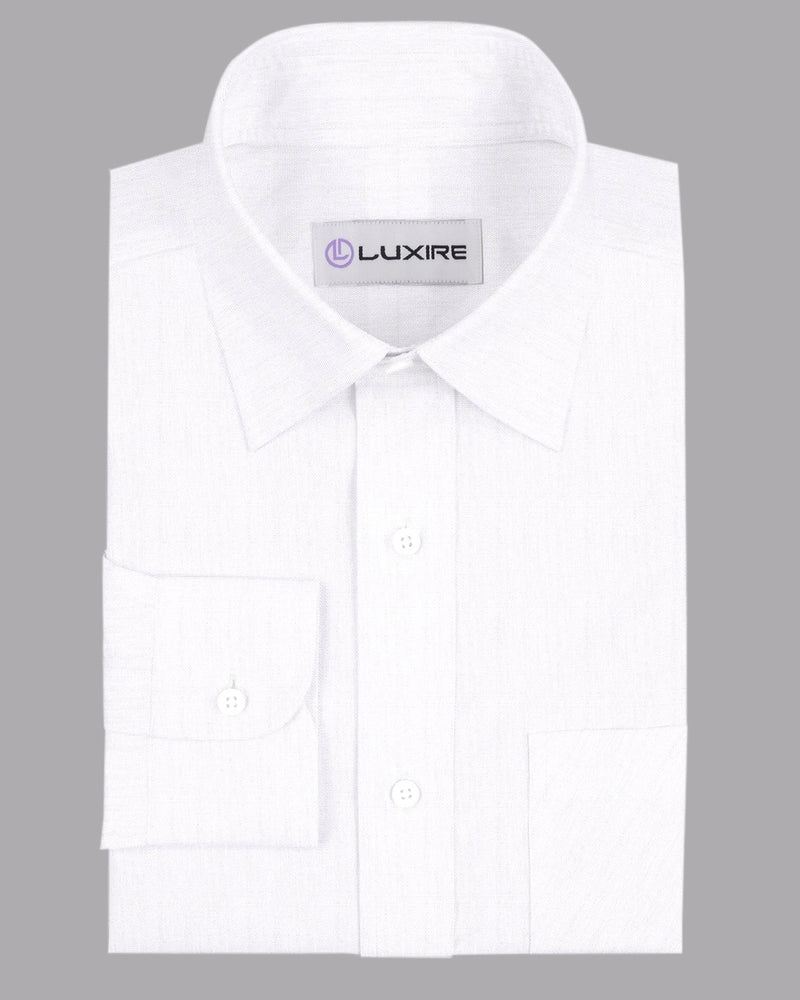 White Plain Dress Shirt