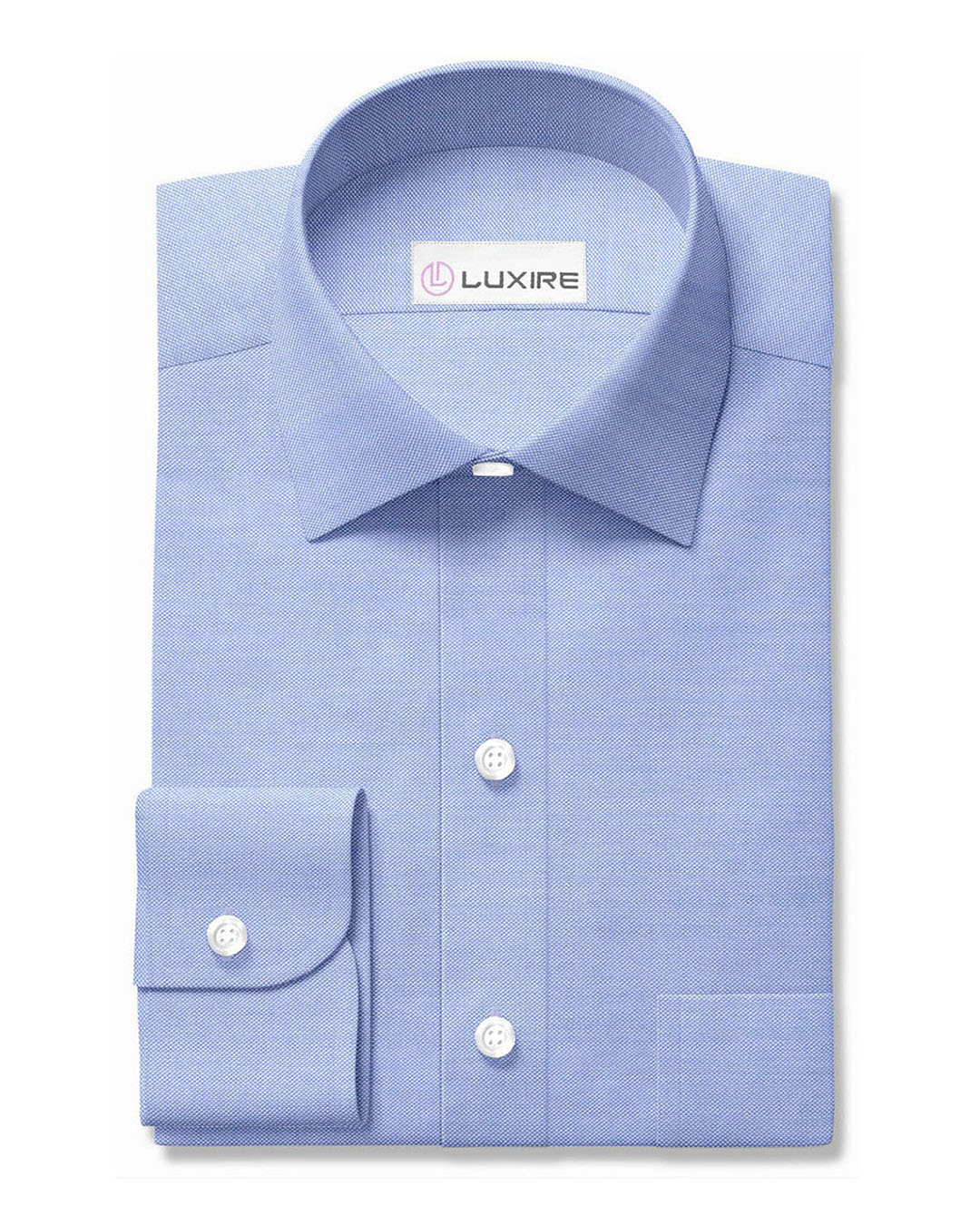 Plain Blue Oxford - 1
