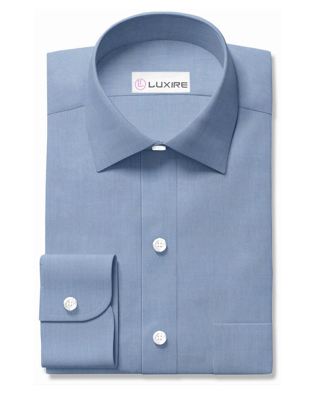 Sky Blue Pinpoint Oxford - 1