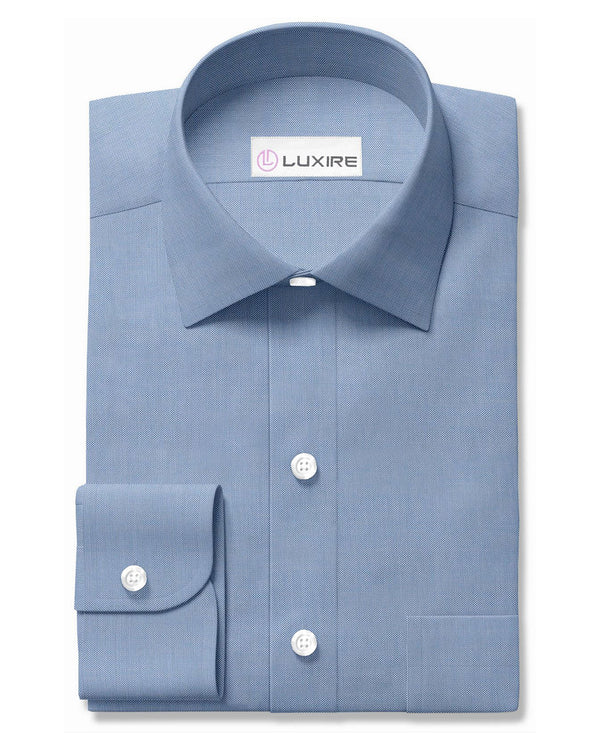 Sky Blue Pinpoint Oxford