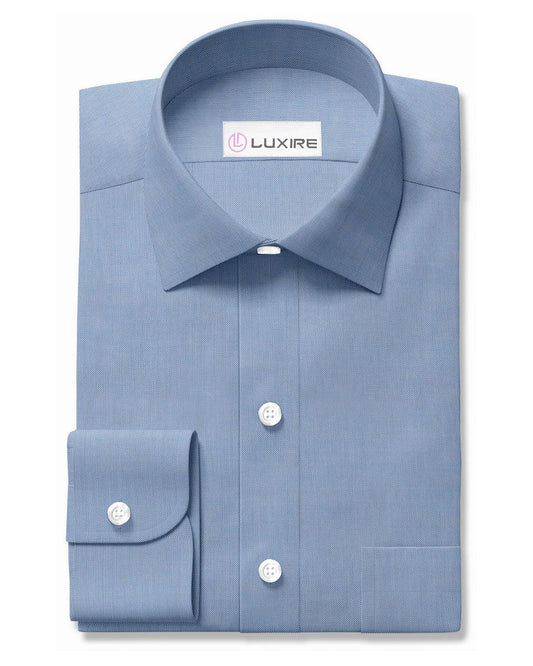 Sky Blue Pinpoint Oxford