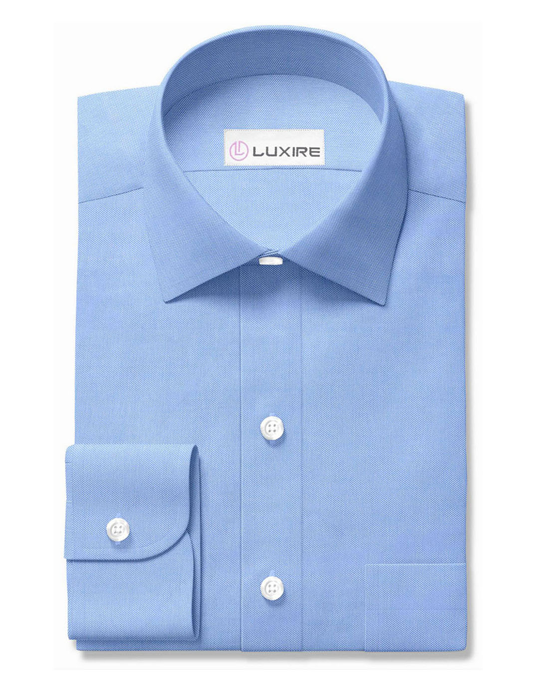 Baby Light Blue Pinpoint Oxford - 1