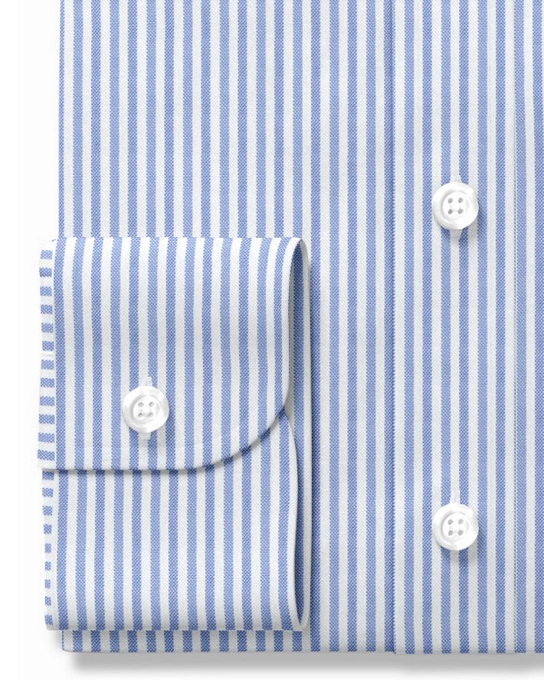 Blue Dress Stripes on White