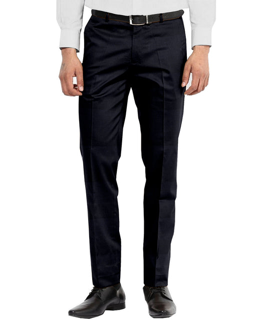 VBC Navy Blue Nano Checks Pants