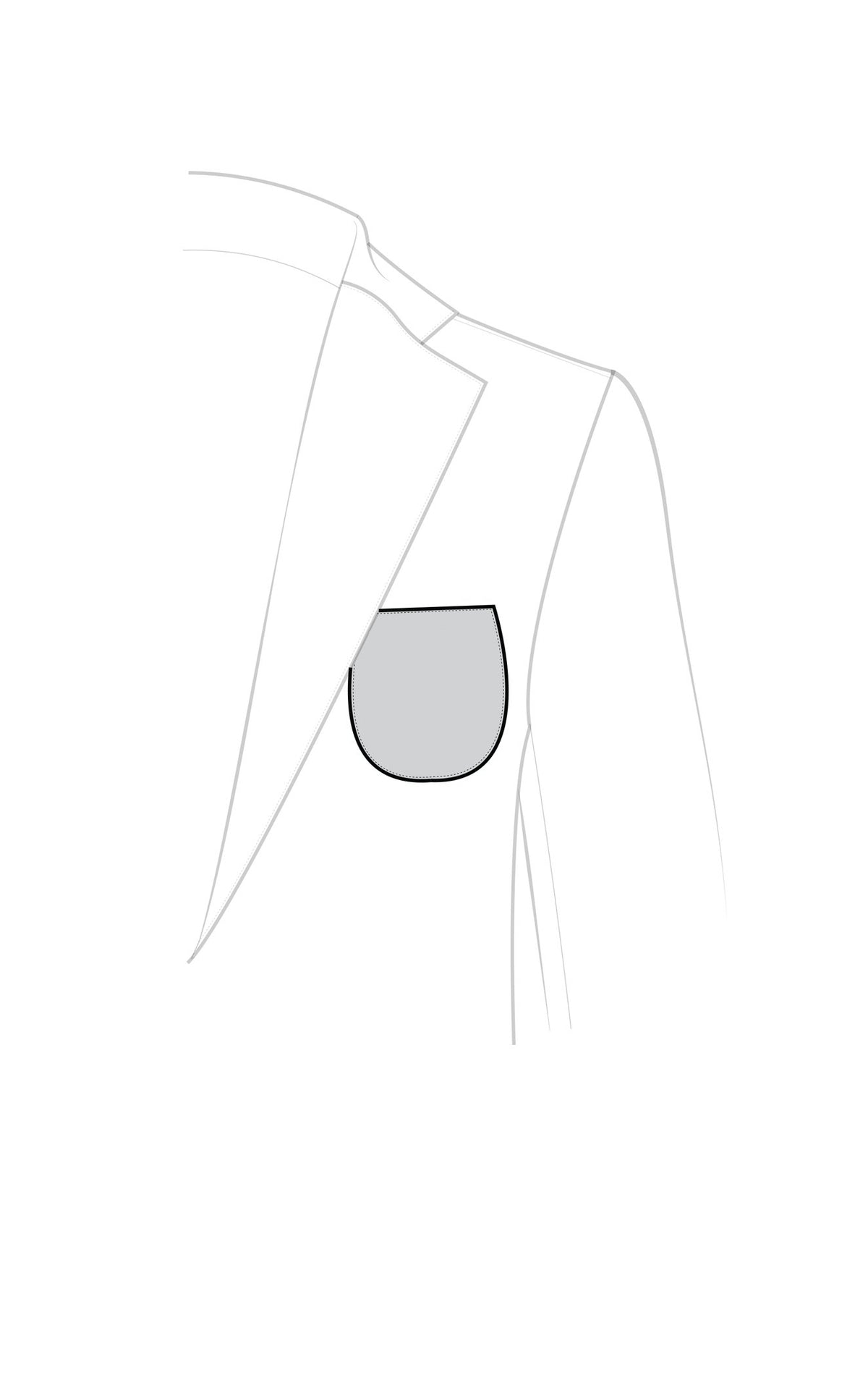 Hidden Internal Product: Chest Pocket Standard Styles - 4