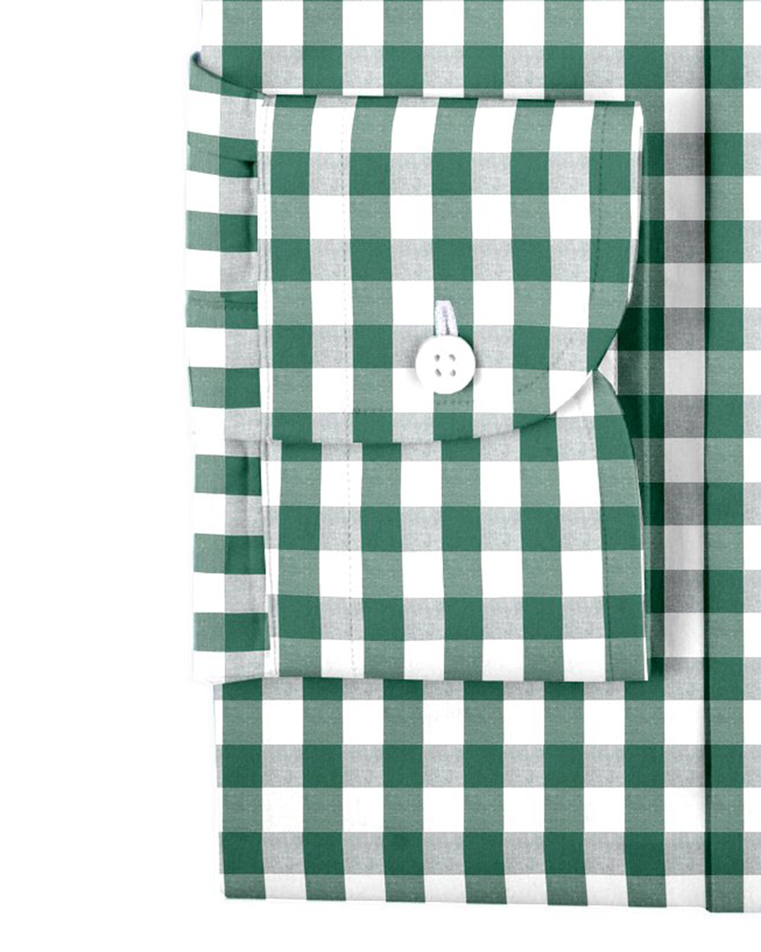 Green White Macro Gingham Checks - 3