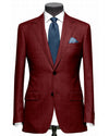 Dugdale Fine Worsted Jacket- Burgundy