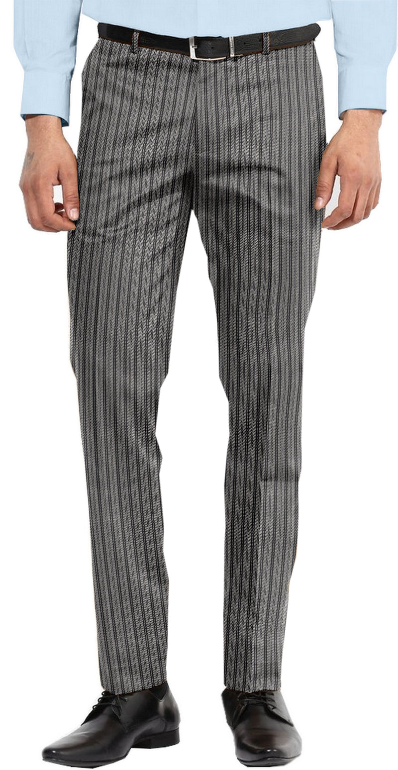 Dugdale Black Grey Twill Stripes