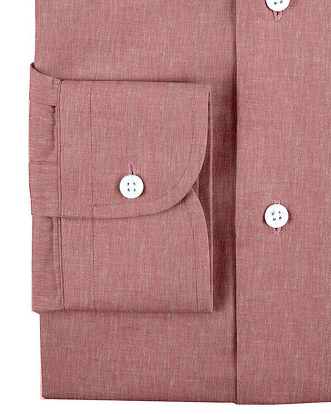 Linen: Dark Peach Chambray