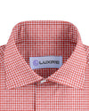 Linen:Orange Gingham Checks