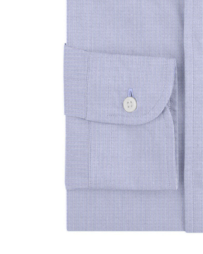 Grandi and Rubinelli Thin Cornflower Blue Stripes Linen