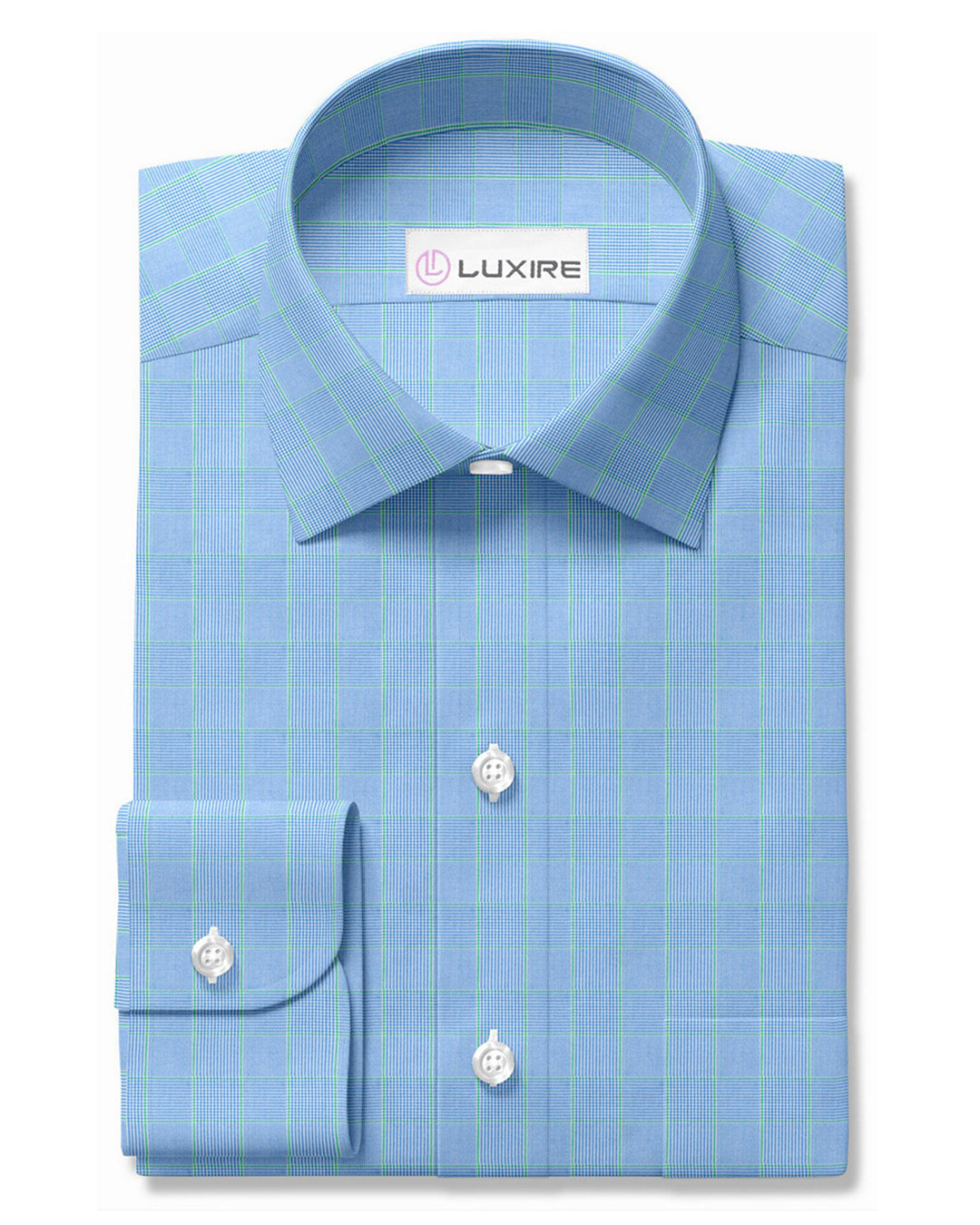 Light Blue POW Checks 140/2 - 1