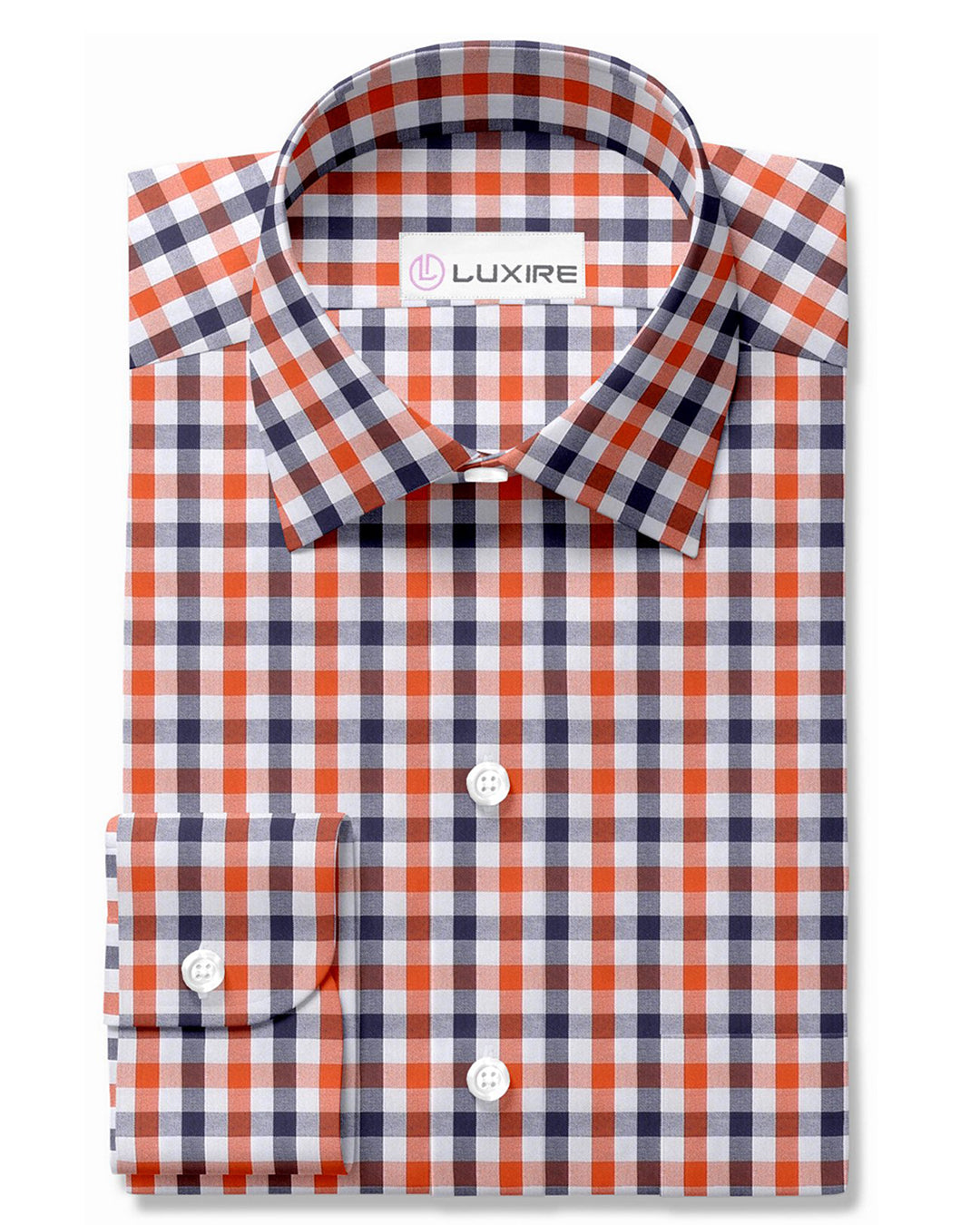 blue and orange dress shirt Women's Catch the Vibe Light Blue & Orange Color Block Short Sleeve Shirt | Size: S