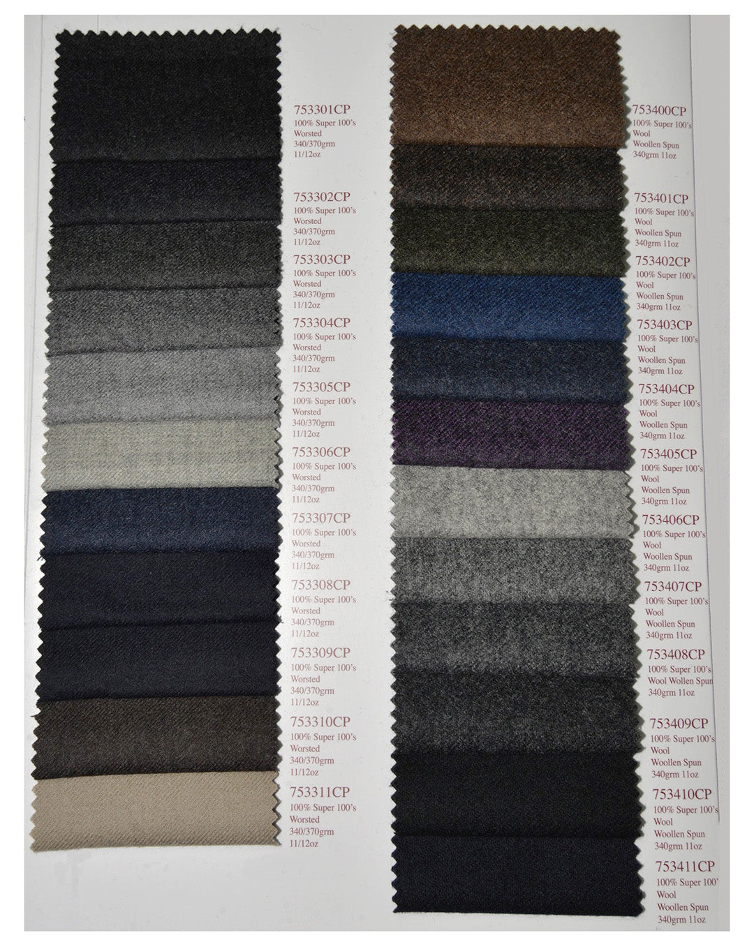 Holland Sherry Classic Worsted Flannel Wool Wool Grey - 7