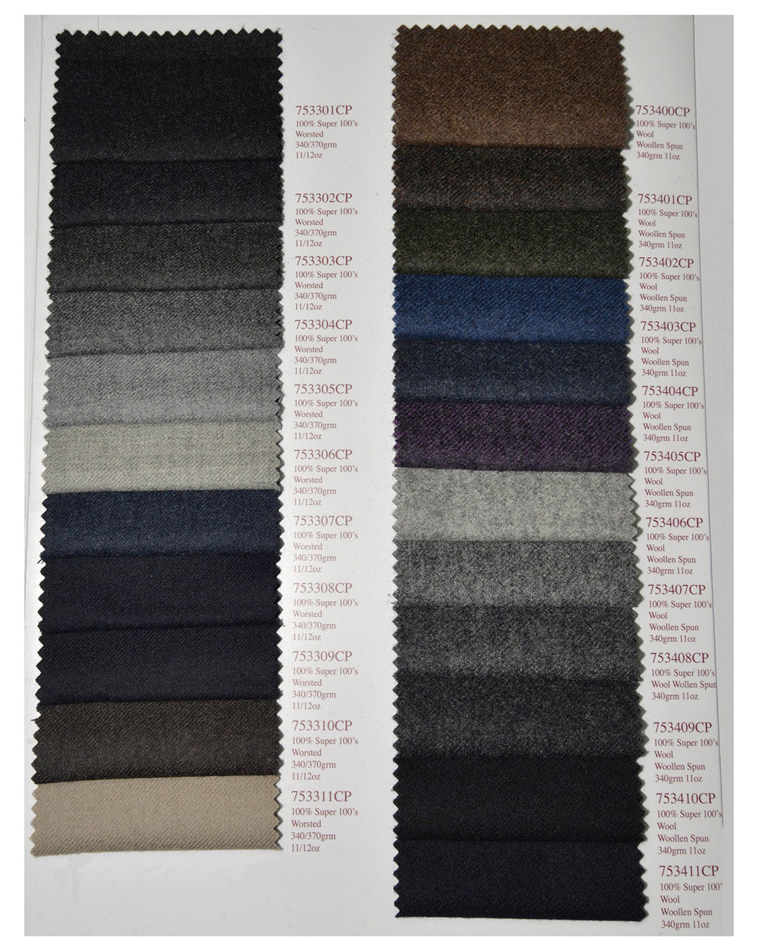 Holland Sherry Classic Worsted Flannel Cream