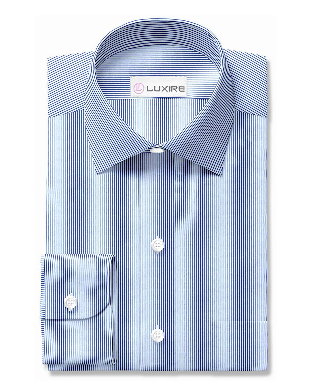 Luxire Privilege Collection Blue Stripes on White - 1