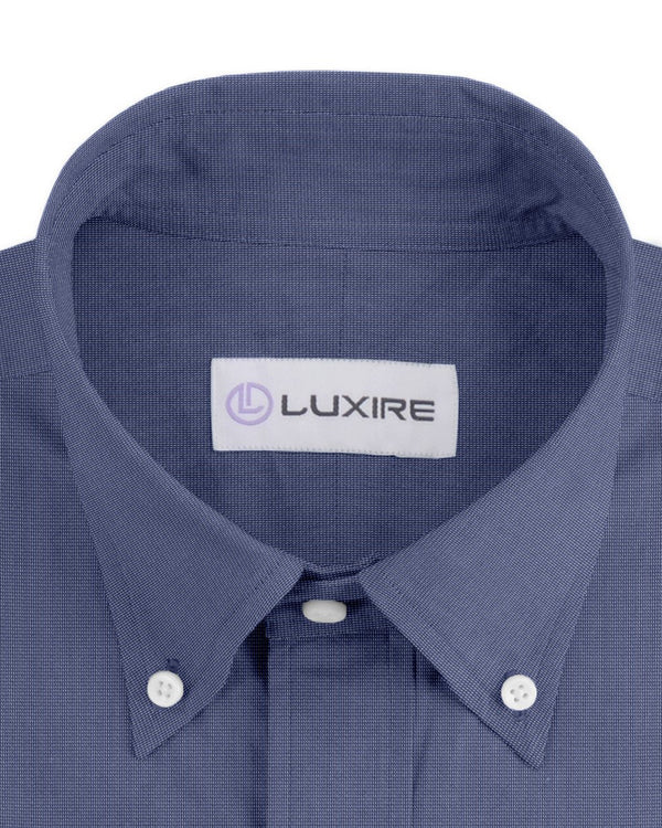 Skipper Blue End on End Dress Shirt