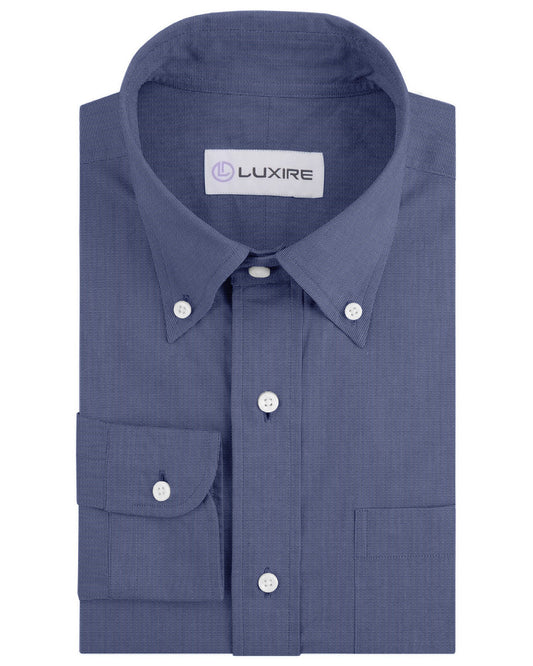 Skipper Blue End on End Dress Shirt