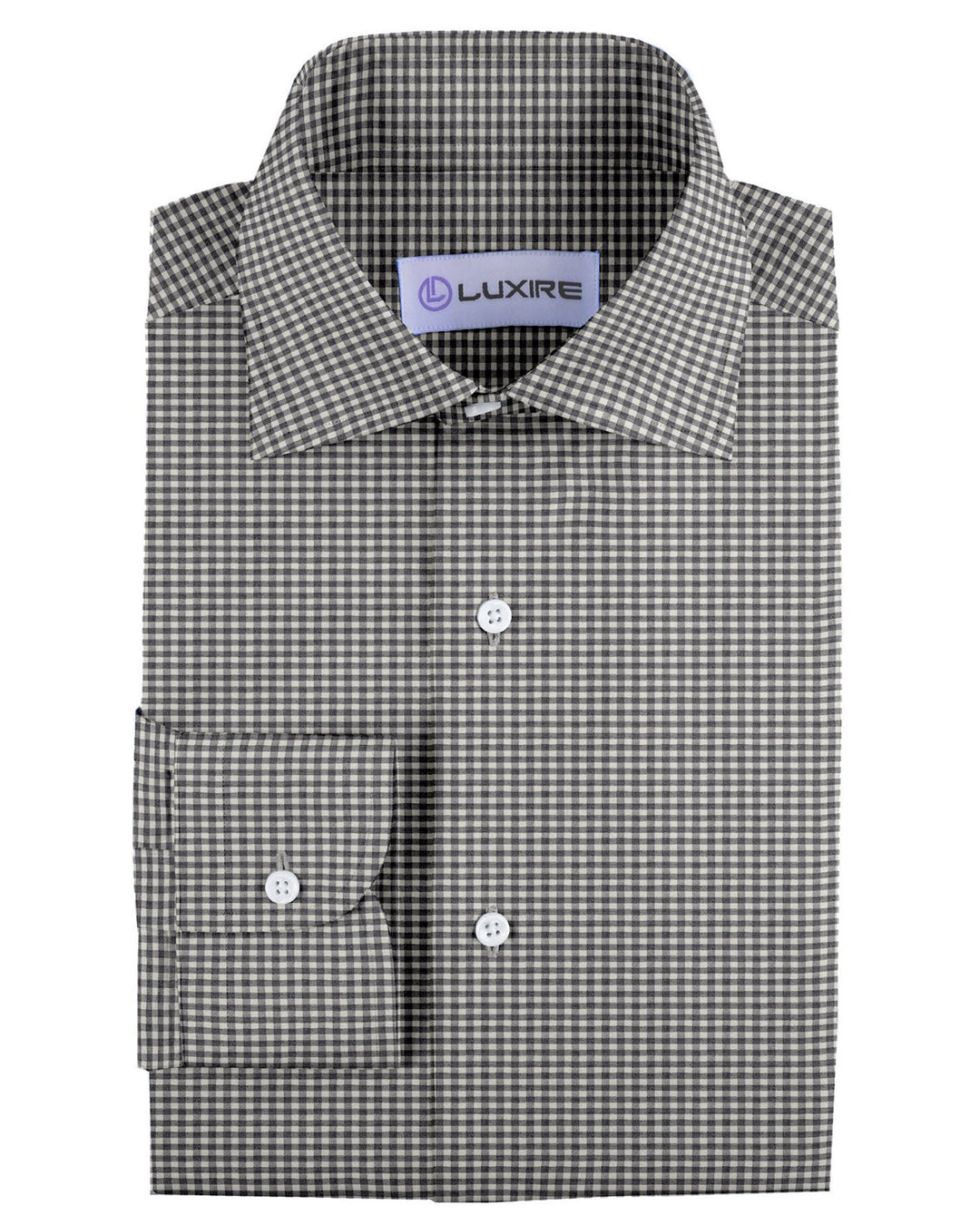 Albini: Grey Gingham