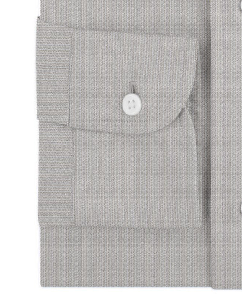 Ecru White Dress Stripes Linen