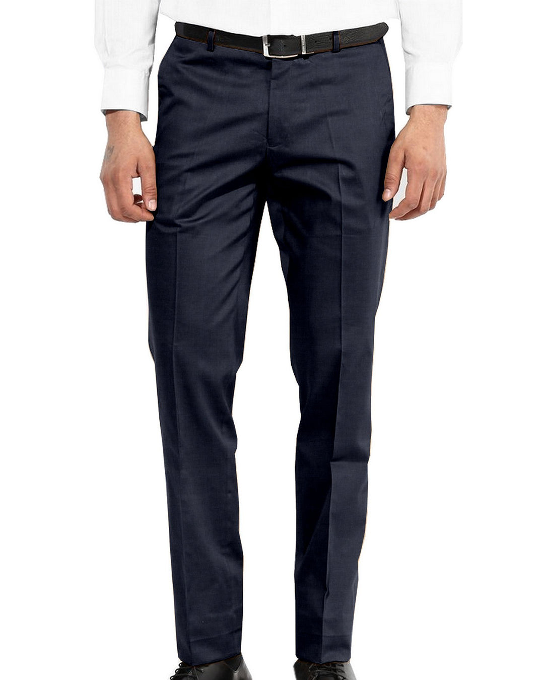 Minnis Fresco-Blue & Navy Plain - 1