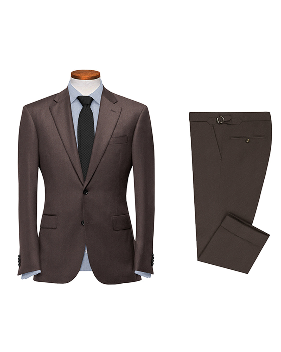 Reda: Brown Flannel Suit - 1