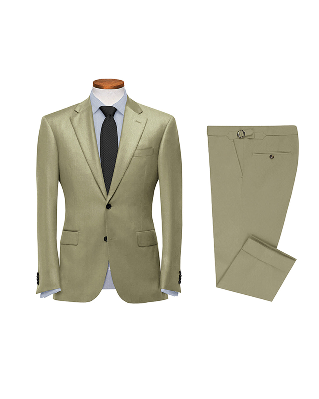 VBC: Sand Twill Wool Suit - 1