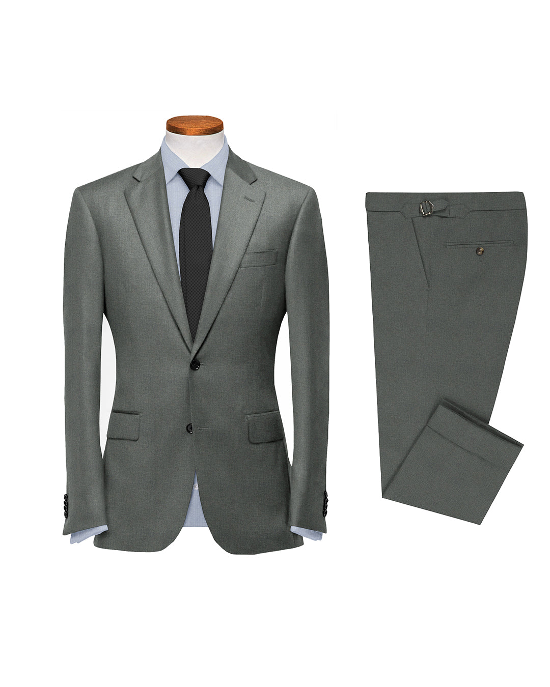 Dugdale New Fine Worsted Tropical Wool Suit- Grey