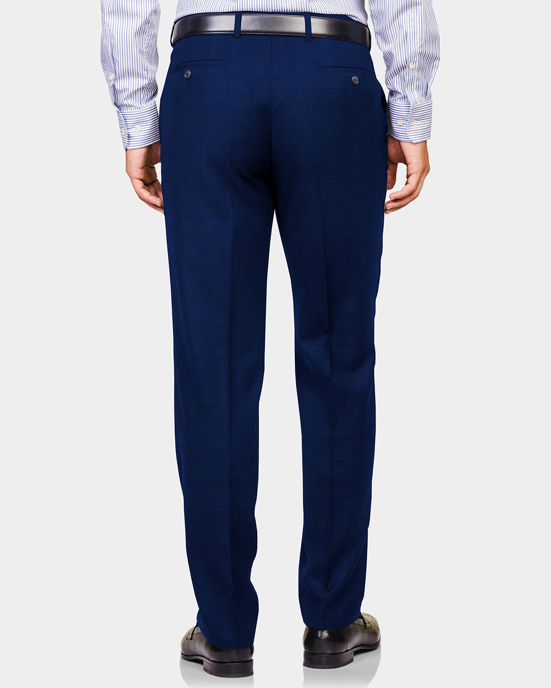 Drago: Super 160s Royal-Blue Prince of Wales Checks Suit - 5