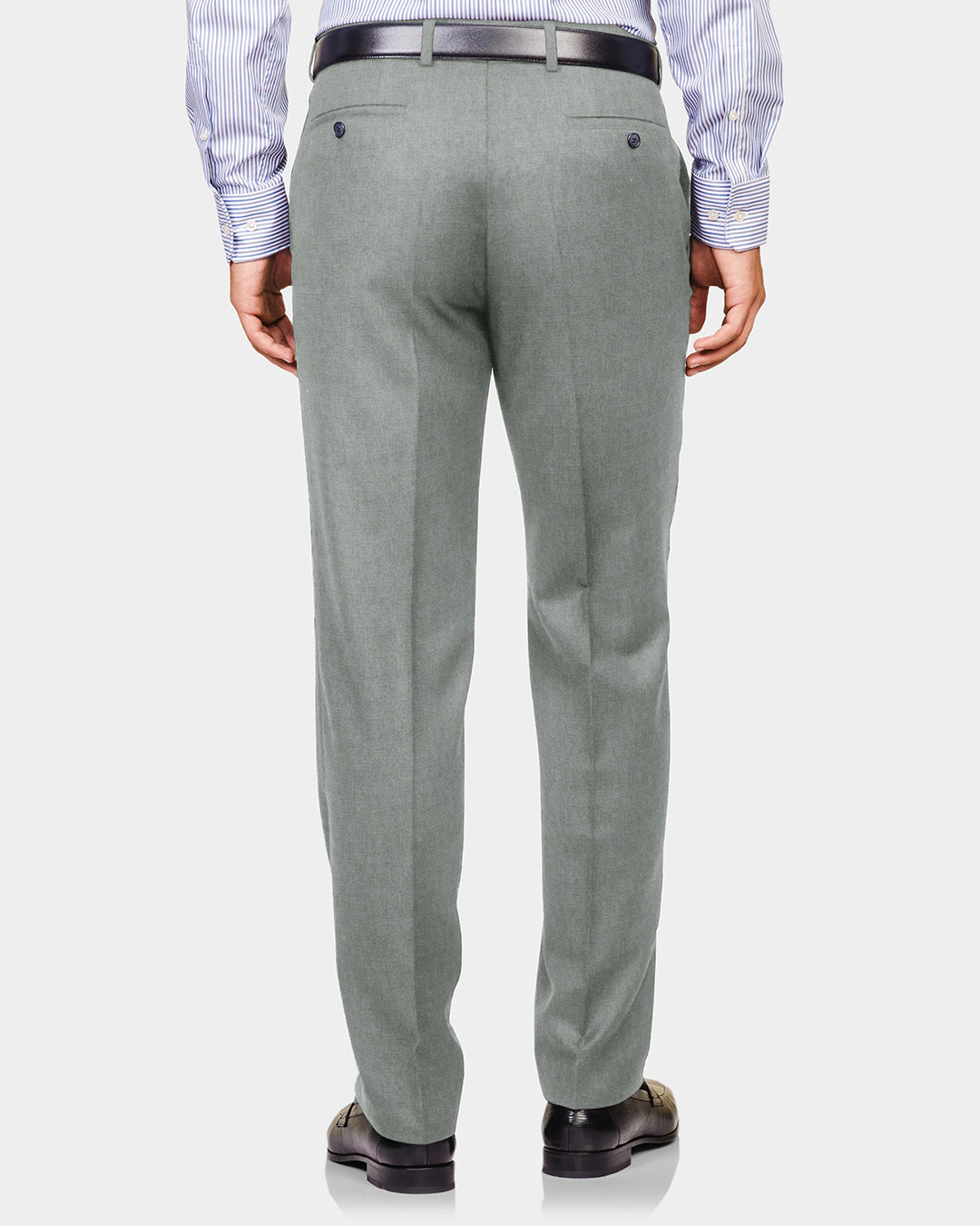 Dugdale Flannel: Light Grey Twill 14 Oz Suit