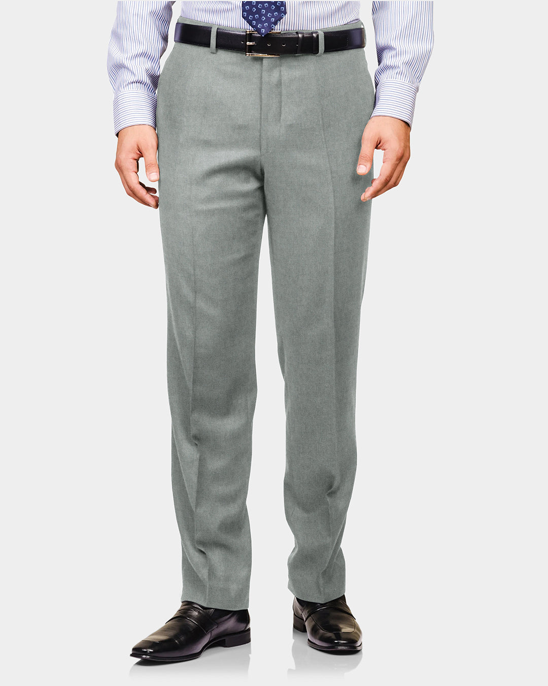 Dugdale Flannel: Light Grey Twill 14 Oz Suit