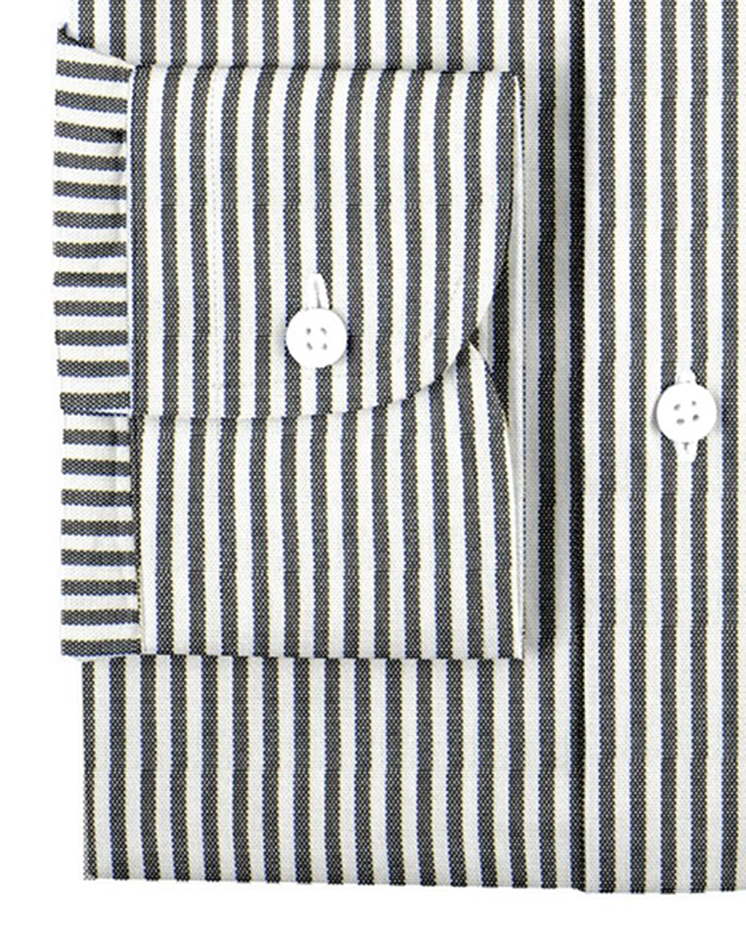 Black Dress Stripes On White - 3