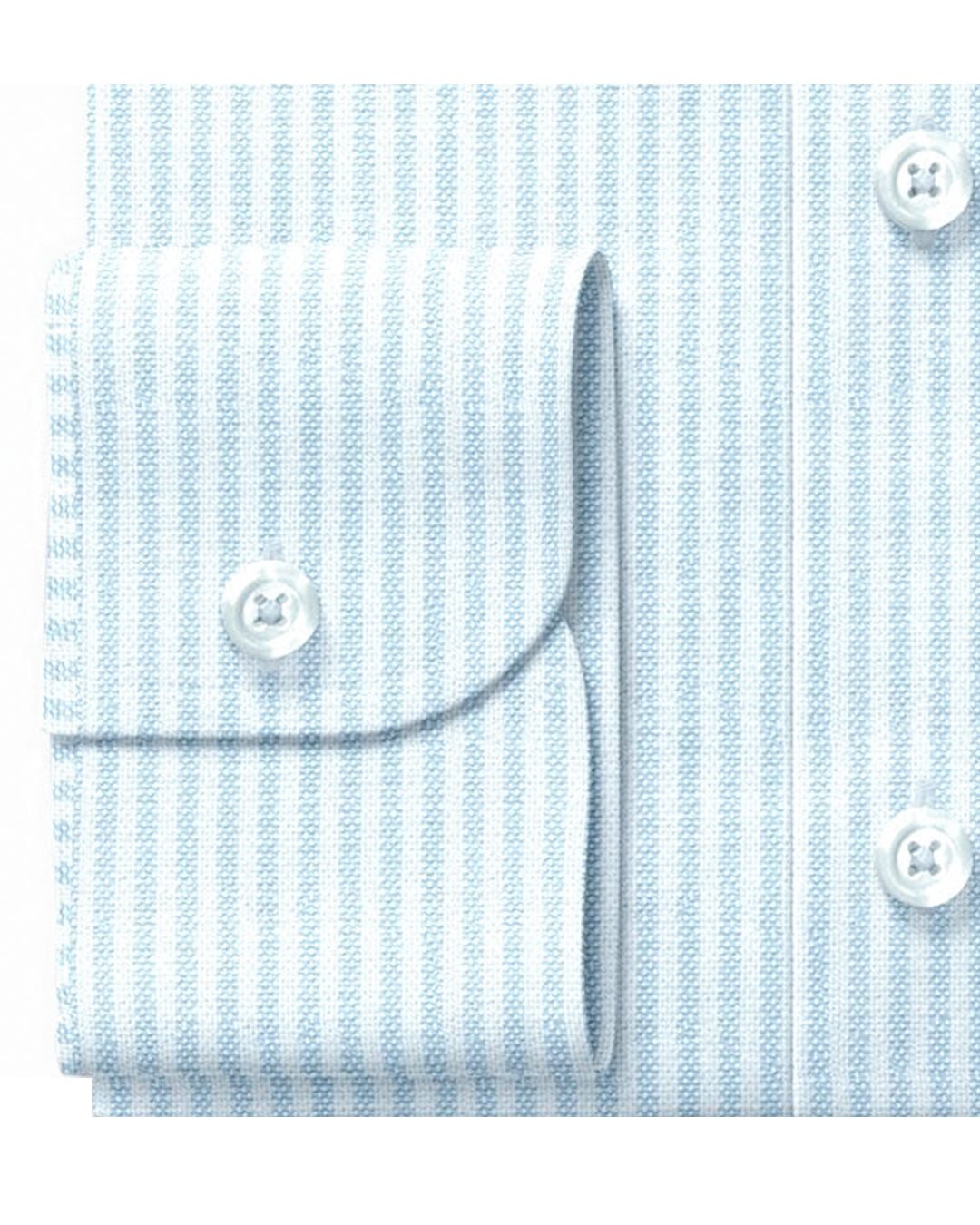 Pale Blue Dress Stripes Oxford - 3