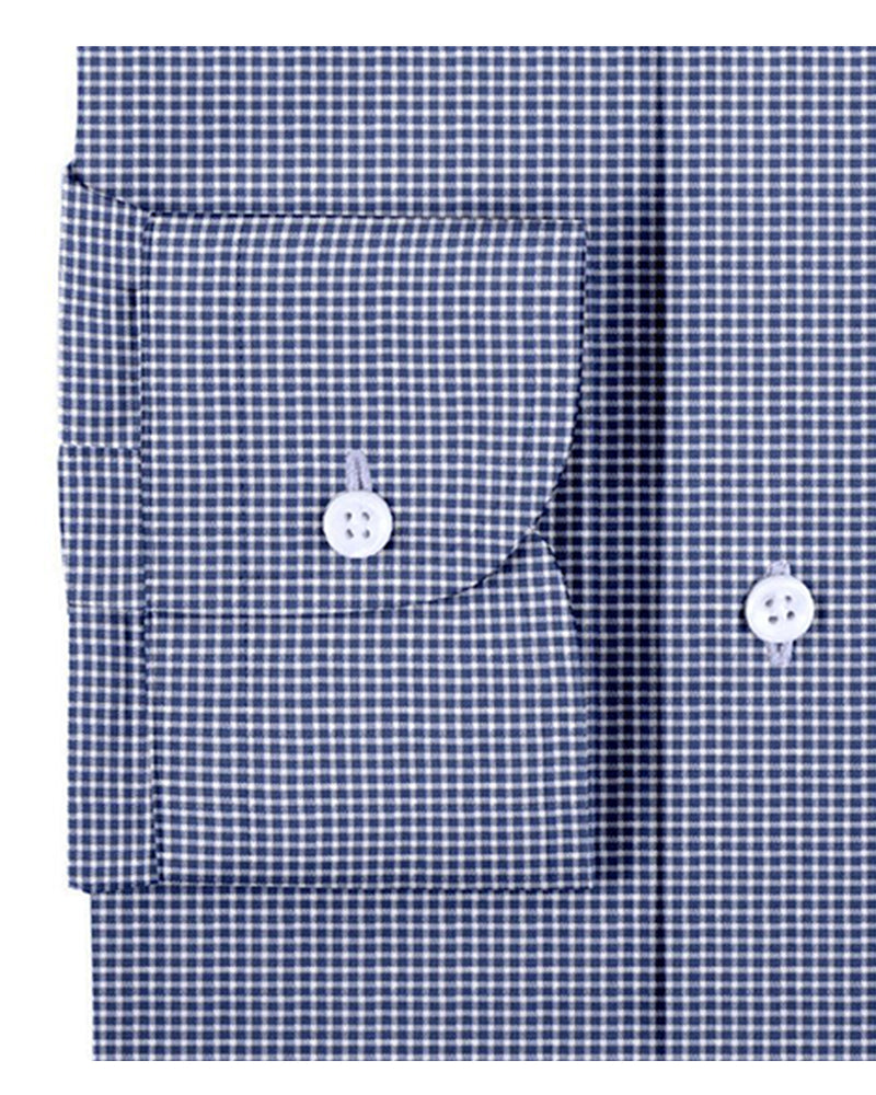 Navy Micro Gingham
