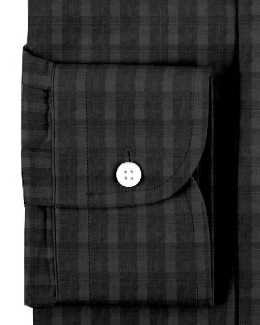 Black Grey Checks Seersucker - 3