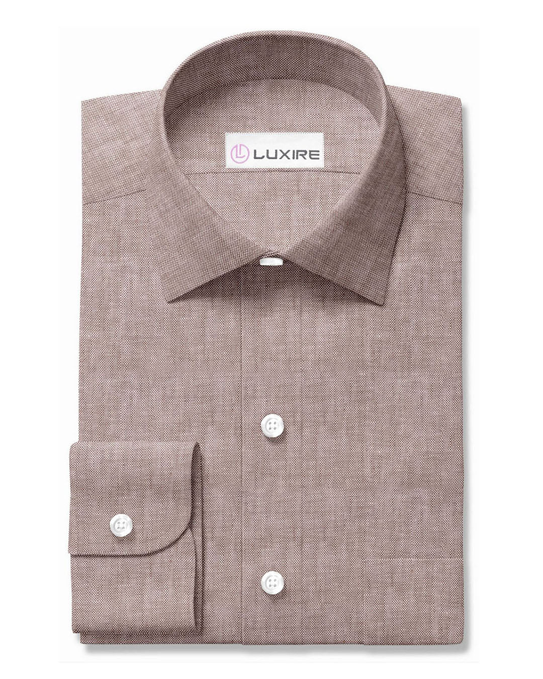 Linen:Brown White Light Canvas - 1