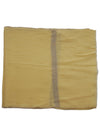 Pure Cashmere Scarf - Yellow Grey Embroidery